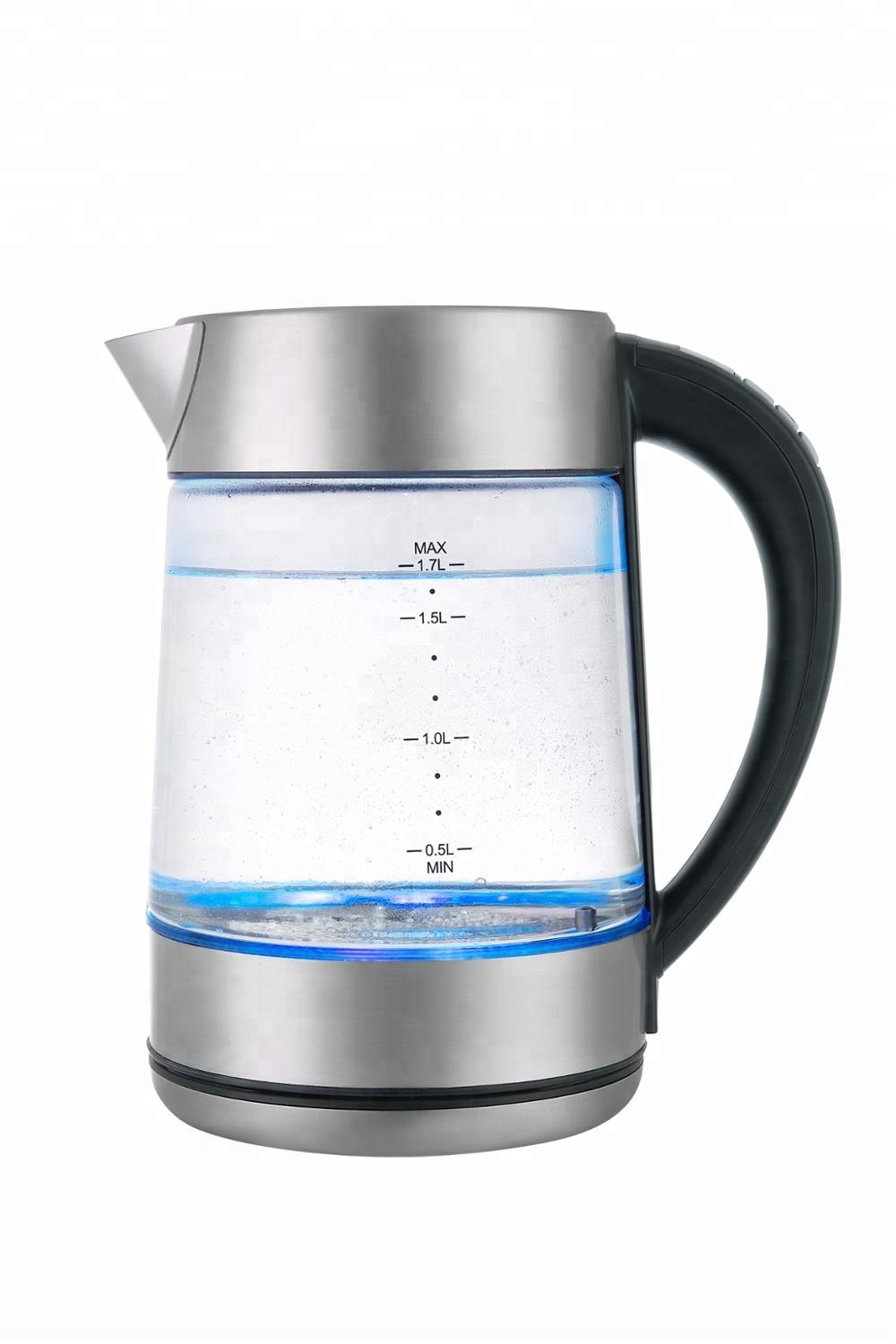 Digitaler Glas-Wasserkocher mit Temperatureinstellung Transparent - Vue 3