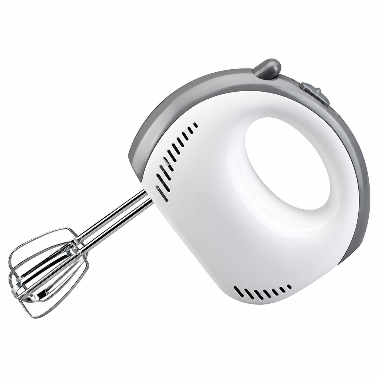 Elektrischer Handmixer 5 Geschwindigkeitsstufen Weiß